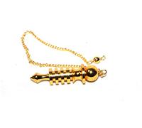 Jet International New 4 Plate Ring Gold Plated Metal Isis Pendulum Healing Dowsing Metaphysical Spiritual Answers