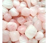 Jet International Rose Quartz Tumbled Stone Free Booklet Crystal Therapy 100 Grams Beautiful Esoteric Gemstone Approx. 0.75" to 1"inch