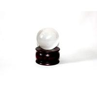 Jet International Selenite Stone 45-50 mm Ball Sphere Gemstone A+ Hand Carved Crystal Altar Healing Devotional Focus Spiritual Chakra Cleansing Image is JUST A Reference