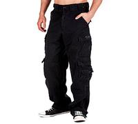 JET LAG, 007 Cargo Pants, Black, Xl / 34