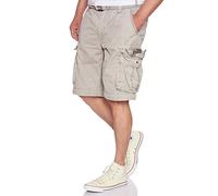 JET LAG Take Off 8 Men's Cargo Shorts with Belt in Various Colours, gray, 33W