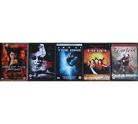 JET LI - MARTIAL ARTS COLLECTION - KISS OF THE DRAGON / HERO / FEARLESS / ROMEO MUST DIE / THE ONE