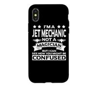 Jet Mechanic Apparel - Funny Awesome Mechanics Design Case for iPhone X/XS