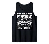 Jet Mechanic Apparel - Funny Awesome Mechanics Design Tank Top