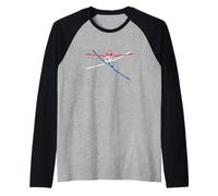 Jet Provost British Classic Military Basic Training Aircraft Raglan Baseball Tee