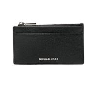 Jet Set Small Pebbled Leather Card Case - female - Michael Kors - Wallets & Cardholders - Black - ONE SIZE - Accessories ONE SIZE