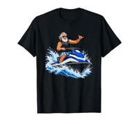 Jet Ski Grandpa Man Myth Legend Water Badge T-Shirt