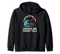 Jet Ski Racer Watercraft PWC Competition Speed Drift Race Zip Hoodie