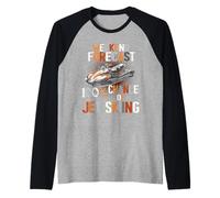 Jet Skiing Forecast Water Sports Adventure Summer Time Lake Raglan Baseball Tee