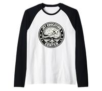 Jet Spirit Jet Education Center Aviation Education Flight Raglan Baseball Tee