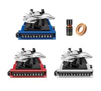 Jet Style Solar Powered Aroma Diffuser for Car Interiors Offering Eco Friendly Fragrance Release on Vehicle Dashboards (red)