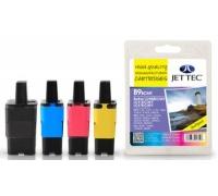 Jet Tec B9BCMY Jet Tec Quad Pack LC-900 Black, Cyan, Magenta, Yellow Ink Cartridges
