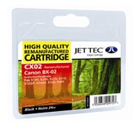 Jet Tec BX2 Jet Tec CX02 Black Cartridge (Canon BX-2 Black)