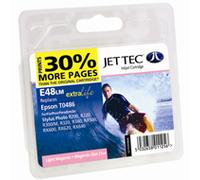 Jet Tec 9353LMJB Jet Tec (Made in the UK) E48LM Light Magenta Ink Cartridge for T048640, 13ml