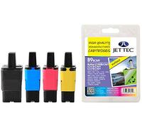 Jet Tec B123B/C/M/Y Wiederbefllte Ink replaces Red