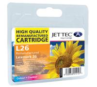 Jet Tec Compatible Lexmark 26 Colour Ink Cartridge L26