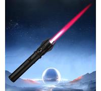 Jet Torch Lighter - Windproof, Refillable Gas Lighter for BBQ, Stove, Candle, Kitchen Cooker, Hobs - Men's Gift (Black)