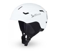 JetBlaze Ski Helmet Mens Women Unisex Ski Helmet Snow Sports Helmet With Vents PC Shell EPS Core For Skiing Snowboard Snow Helmet For Adults Youth White Size L