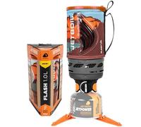 Jetboil Flash 1.0L Portable Fast Boil Stove for Camping and Backpacking with 1-Step Auto Ignition, New for 2025, Propane/Isobutane Burner with Cooking Cup, Mountainscape