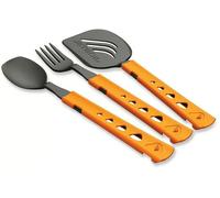 Jetboil JETSET UTENSIL KIT 3 Piece Spoon Folk Spatula Ultralight UTN Orange NEW