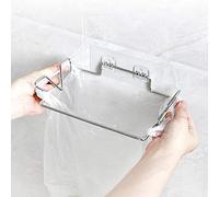 Hanging Trash Bag Holder, Stainless Steel Garbage Bag Hanging Rack Wall Mounted Adhesive Rubbish Bag Hanger for Kitchen Cupboard Cabinets Waste Bag Holder Shelf