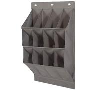 Jetcloud Over The Door Shoe Organizer Deep 12 Pocket Hanging Shelf Shoe Rack Storage Wall Mounted 600D Oxford Heavy Duty Shoe Holder Bag for Narrow Closet Dorm