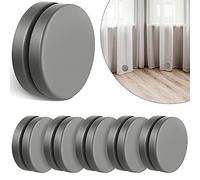 Jetec 6 Pairs Outdoor Curtain Weights Waterproof Magnetic Drapery Weights for Home Decor Bathroom, Shower, Liner, Flags Tablecloth to Stop Wind (Grey)