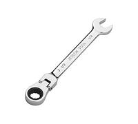 Jetech 1/2 Inch Flexible Head Gear Wrench, Industrial Grade Ratcheting Combination Spanner, Forged, Heat-Treated Cr-V Alloy Steel, Full Polished 12 Point, SAE