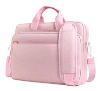 JETech 15 15.6 16 Inch Laptop Bag Case, Waterproof Slim Computer Sleeve Cover Compatible with MacBook Air/Pro 15/16, Surface Book 3/2 15, Dell Inspiron 15.6, HP Pavilion 15.6 (Pink)