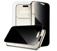 JETech 360 Degree Privacy Screen Protector for iPhone Air, 4-Way Anti-Spy Tempered Glass Film with Easy Installation Tool, 6.5-Inch Display, 2-Pack