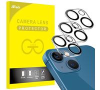 JETech Camera Lens Protector for iPhone 13 6.1-Inch and iPhone 13 mini 5.4-Inch, 9H Tempered Glass, HD Clear, Anti-Scratch, Case Friendly, Does Not Affect Night Shots, 3-Pack