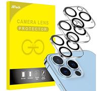 JETech Camera Lens Protector for iPhone 13 Pro Max 6.7-Inch and iPhone 13 Pro 6.1-Inch, 9H Tempered Glass, HD Clear, Anti-Scratch, Case Friendly, Does Not Affect Night Shots, 3-Pack