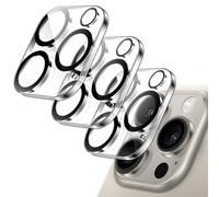 JETech Camera Lens Protector for iPhone 16 Pro 6.3-Inch and iPhone 16 Pro Max 6.9-Inch, 9H Tempered Glass, Anti-Scratch, Case Friendly, Does Not Affect Night Shots, HD Clear, 3-Pack