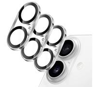 JETech Camera Lens Protector for iPhone 17 6.3-Inch, 9H Tempered Glass, Anti-Scratch, Case Friendly, Does Not Affect Night Shots, HD Clear, 3-Pack (Clear)
