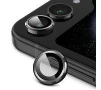 JETech Camera Lens Protector for Samsung Galaxy Z Flip 5, 9H Tempered Glass Metal Individual Ring Cover, HD Clear, 1 Set (Graphite)