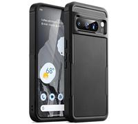 JETech Case for Google Pixel 8 Pro 6.7-Inch 2023, Heavy Duty Dual-Layer Protection, Rugged Tough Shockproof Phone Cover with Matte Design (Obsidian)