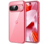 JETech Case for Google Pixel 9/9 Pro 2024, Non-Yellowing Shockproof Bumper Protective Phone Cover, Anti-Scratch Hard PC Back (Peony)