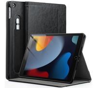 JETech Case for iPad 10.2-Inch, 9th/8th/7th Generation (2021/2020/2019) with Pencil Holder, Multi-Angle Stand Soft TPU Protective Cover Auto Wake/Sleep (Black)