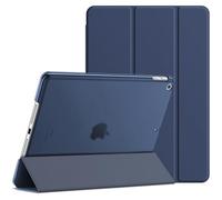 JETech Case for iPad 9th/8th/7th Gen 10.2", Deep Navy | Slim Translucent Back Design, Tri-Fold Stand, Auto Wake/Sleep, Lightweight Shockproof Cover