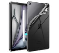 JETech Case for iPad Air 11-Inch M3/M2 (2025/2024), iPad Air 5/4 (10.9-Inch, 2022/2020 Model), Soft TPU Transparent Slim Shockproof Tablet Cover, Support Pencil Pro/2nd Charging (Black)