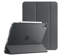 JETech Case for iPad Air 11" M4/M3/M2 & iPad Air 5/4, Space Gray | Cover for iPad Air 11" (2026-2024) & Air 5/4 10.9" (2022/2020), Translucent Back, Tri-Fold Stand, Auto Wake/Sleep