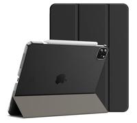 JETech Case for iPad Pro 11 Inch (2022/2021/2020 Model), Not for Newest 2024 Model, Slim Stand Hard Back Shell Smart Cover with Auto Wake/Sleep (Black)