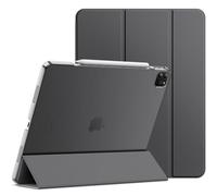 JETech Case for iPad Pro 12.9-Inch (6th/5th Generation, 2022/2021 Model), Slim Stand Hard Back Shell Smart Cover with Auto Wake/Sleep (Space Gray)