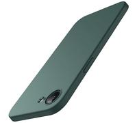JETech Case for iPhone 16e 6.1-Inch 2025, Camera Lens Full Protection, Soft TPU Protective Phone Cover with Matte Finish, Shockproof (Midnight Green)