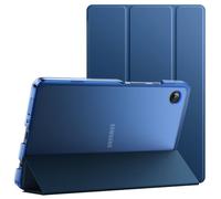 JETech Case for Samsung Galaxy Tab A11 / Tab A9 8.7-Inch 2025/2023, Slim Translucent Back Tri-Fold Folio Stand Protective Tablet Cover (Navy)
