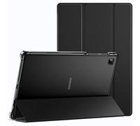 JETech Case for Samsung Galaxy Tab A7 Lite 8.7-Inch 2021 (SM-T227/T225/T220), NOT FOR Galaxy Tab A7, Slim Translucent Back Tri-Fold Folio Stand Protective Tablet Cover (Black)
