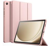 JETech Case for Samsung Galaxy Tab A9+ / A9 Plus 11-Inch 2023, Soft TPU Tri-Fold Stand Protective Tablet Cover, Auto Wake/Sleep (Rose Gold)