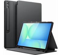 JETech Case for Samsung Galaxy Tab S10 FE Plus/S10 FE+ 13.1-Inch with S Pen Holder, Slim Folio Stand Protective Tablet Cover, Multi-Angle Viewing (Black)