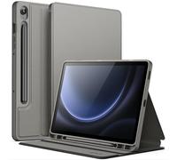 JETech Case for Samsung Galaxy Tab S10 Lite / S10 FE / S9 FE 10.9-Inch with S Pen Holder, Slim Folio Stand Protective Tablet Cover, Multi-Angle Viewing (Grey)