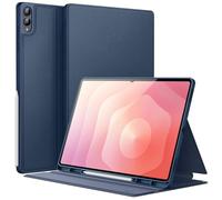 JETech Case for Samsung Galaxy Tab S11 Ultra with S Pen Holder, Slim Folio Stand Protective Tablet Cover, Multi-Angle Viewing, Auto Sleep/Wake (Navy)